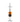 Kuglestage Triple lysestage, orange/brun